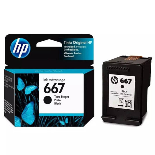 Cartucho Original Hp 667 Negro