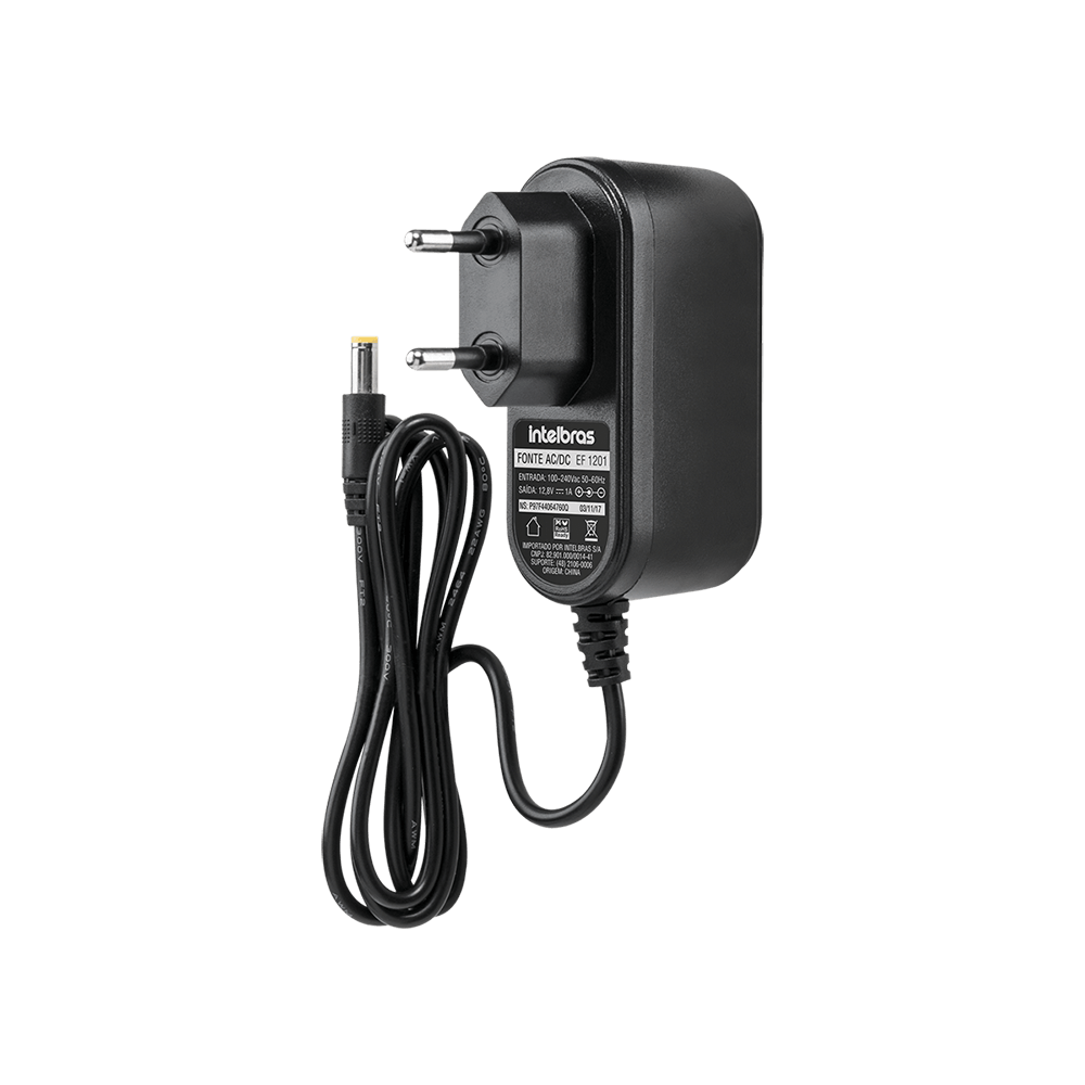 Fuente de Alimentación AC/DC 12.8V 1A Intelbras EF1201