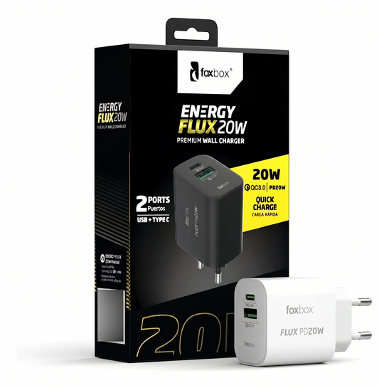 Cargador Foxbox flux 20w