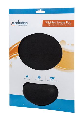 Mouse pad con apoya muñeca de gel Manhattan
