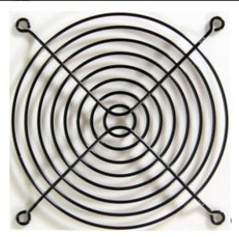Rejilla metálica para ventilador de rack 12x12 cm