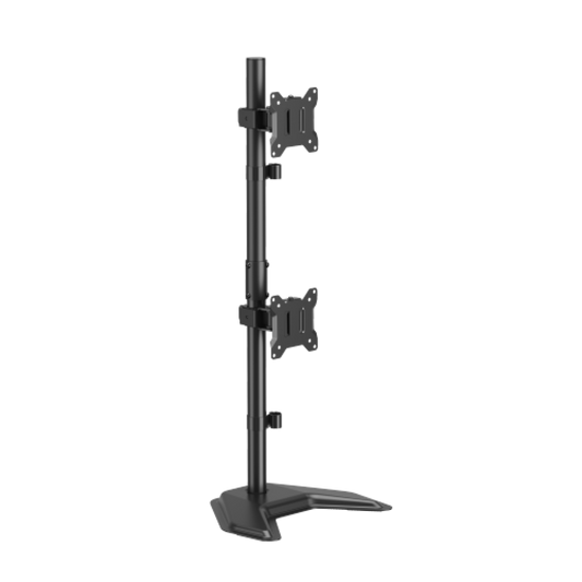 Soporte doble vertical c/base p/escritorio 17"-32" VF-LDT110-T02V