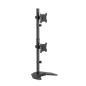 Soporte doble vertical c/base p/escritorio 17"-32" VF-LDT110-T02V