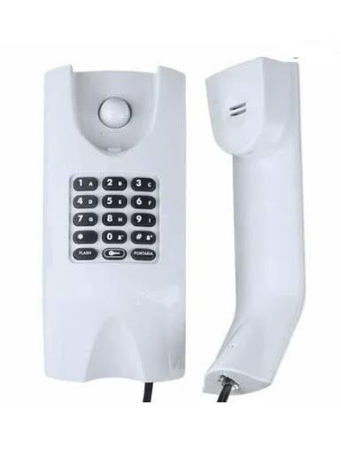 Teléfono Dedicado Análogo Intelbras TDMI 300 Blanco